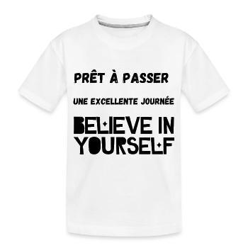 Ajouter un titre 72 - T-shirt bio Premium Enfant - blanc - Devant