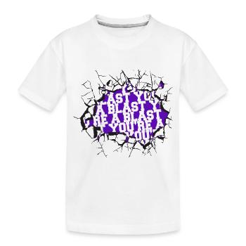 gift idea humor weightless astrology gift funny - Kinder Premium Bio T-Shirt - Weiß - Vorne