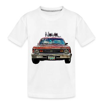 Oldtimer USA nova - Kinder Premium Bio T-Shirt - Weiß - Vorne