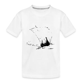 Viking Sailing - Kinder Premium Bio T-Shirt - Weiß - Vorne