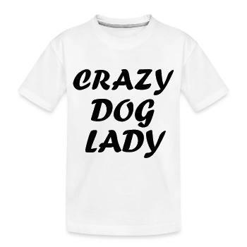 Hund Dog - Kinder Premium Bio T-Shirt - Weiß - Vorne