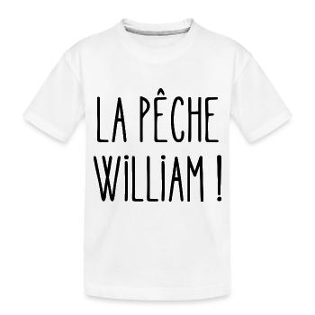 la pêche william - T-shirt bio Premium Enfant - blanc - Devant