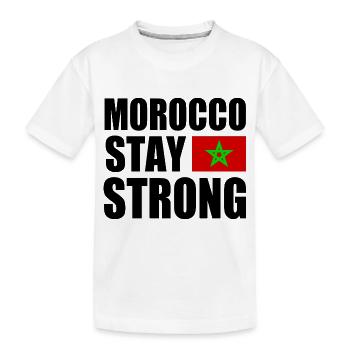 Morocco stay strong - T-shirt bio Premium Enfant - blanc - Devant