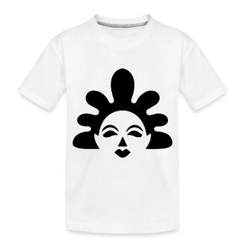 clown - Kids' Premium Organic T-Shirt - white - Front
