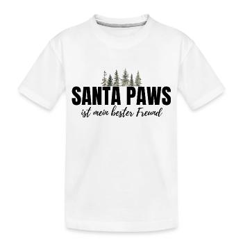 Hund Hunde Weihnachten - lustiger Weihnachtsspruch - Kinder Premium Bio T-Shirt - Weiß - Vorne