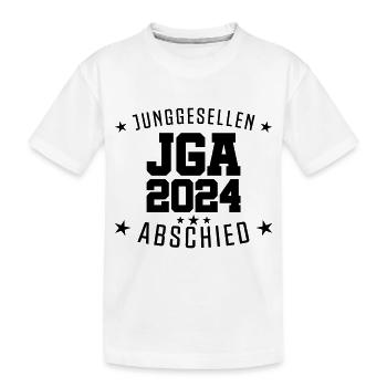 Bachelor party bachelor party 2024 - Kids' Premium Organic T-Shirt - white - Front