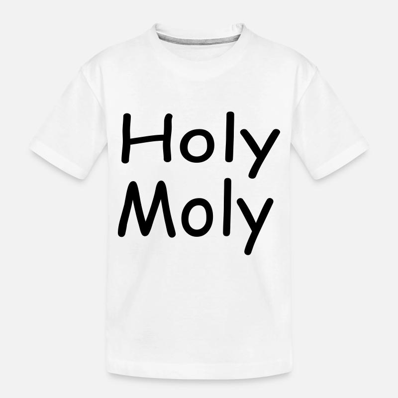 Holy Moly - Kinder Premium Bio T-Shirt - Weiß