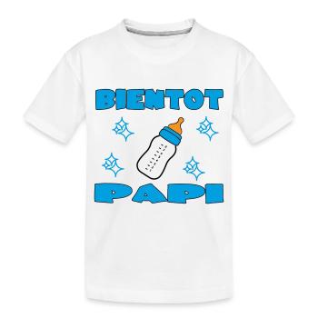 BALD OPA - Kinder Premium Bio T-Shirt - Weiß - Vorne