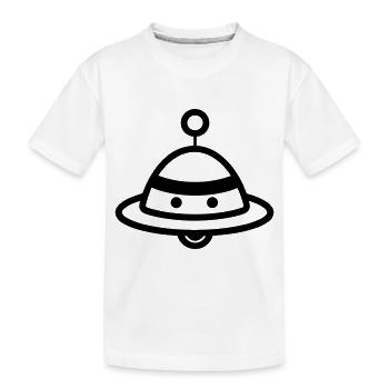 soucoupe volante - T-shirt bio Premium Enfant - blanc - Devant