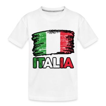 Italie Italien Italien Italie - T-shirt bio Premium Enfant - blanc - Devant