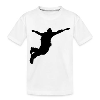 base - Kids' Premium Organic T-Shirt - white - Front
