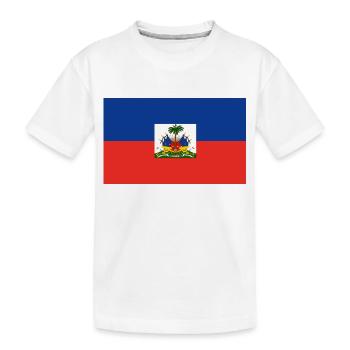 Haiti - T-shirt bio Premium Enfant - blanc - Devant