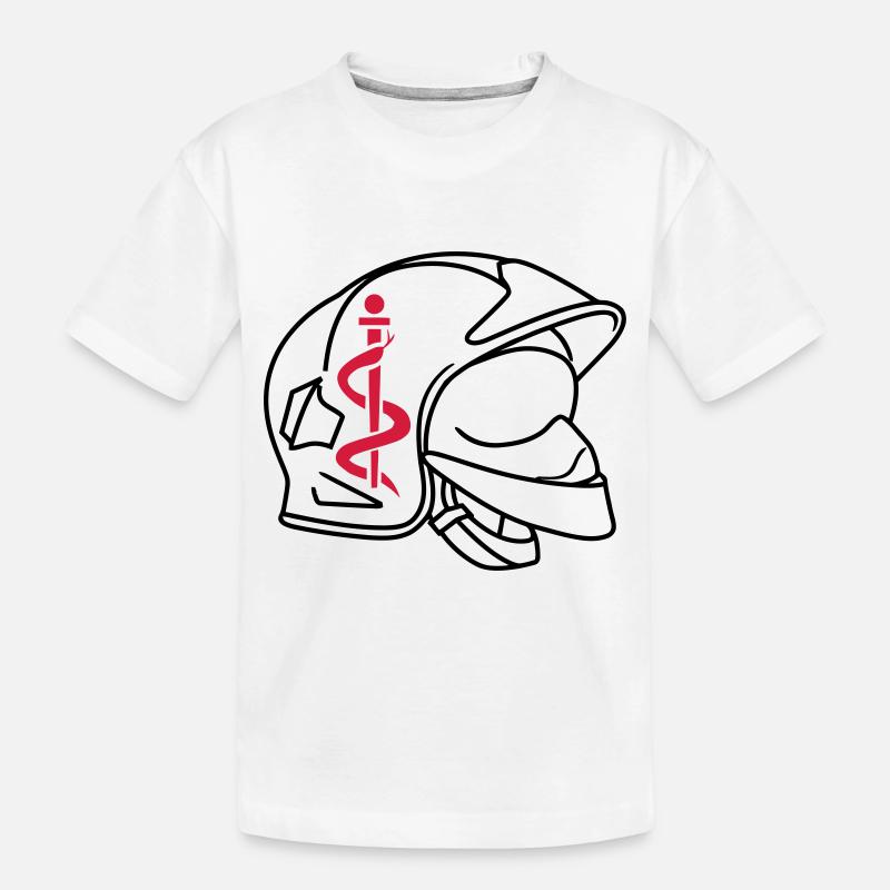 ISP pompier - T-shirt bio Premium Enfant - blanc