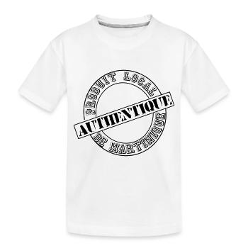 produit MARTINIQUE - T-shirt bio Premium Enfant - blanc - Devant