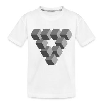 Illusions - T-shirt bio Premium Enfant - blanc - Devant