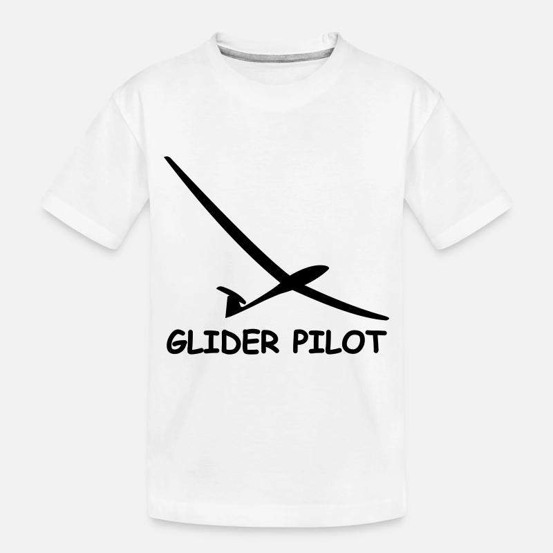 glider pilot - Kids' Premium Organic T-Shirt - white