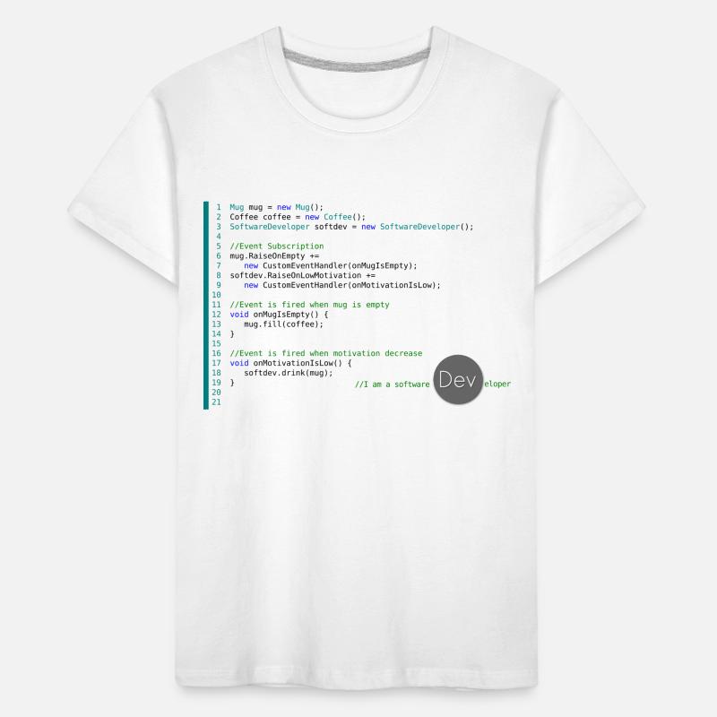 I am a Software Developer Kids' Premium Organic T-Shirt