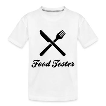 Manger - T-shirt bio Premium Enfant - blanc - Devant