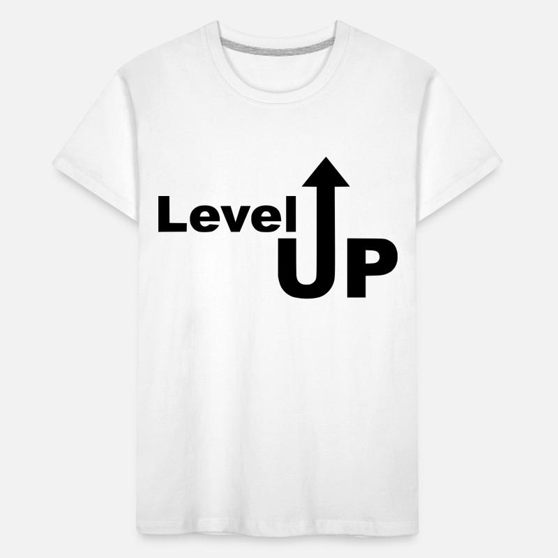 Level Up ascension flèche composée cadeau T-shirt bio Premium Enfant
