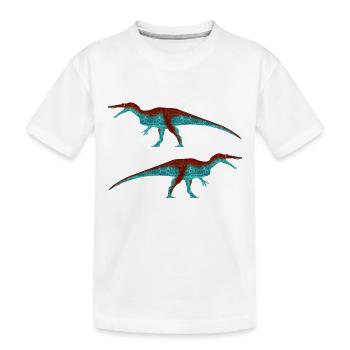 Baryonyx (klassisch) - Kinder Premium Bio T-Shirt - Weiß - Vorne