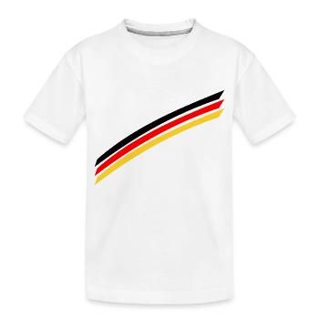 drapeau Allemagne - T-shirt bio Premium Enfant - blanc - Devant