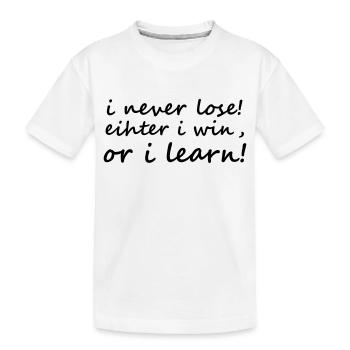 Motivation - T-shirt bio Premium Enfant - blanc - Devant