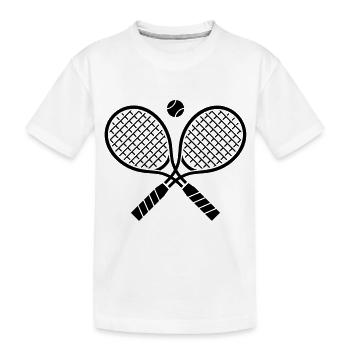 Tennis Club - T-shirt bio Premium Enfant - blanc - Devant