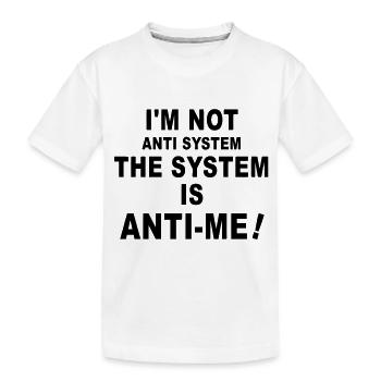 the system - T-shirt bio Premium Enfant - blanc - Devant