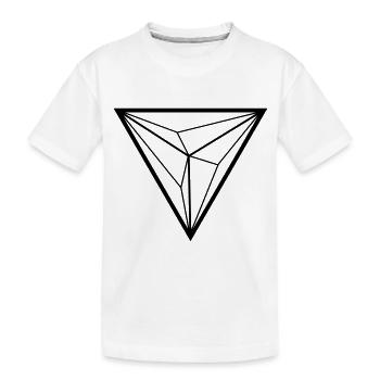 Triangle - T-shirt bio Premium Enfant - blanc - Devant
