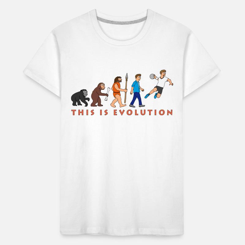 evolution_handball_comic_122012_c T-shirt bio Premium Enfant
