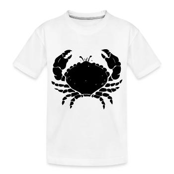 crab - T-shirt bio Premium Enfant - blanc - Devant