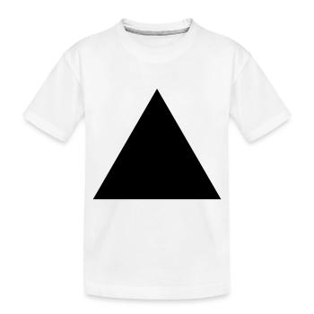 triangle - T-shirt bio Premium Enfant - blanc - Devant