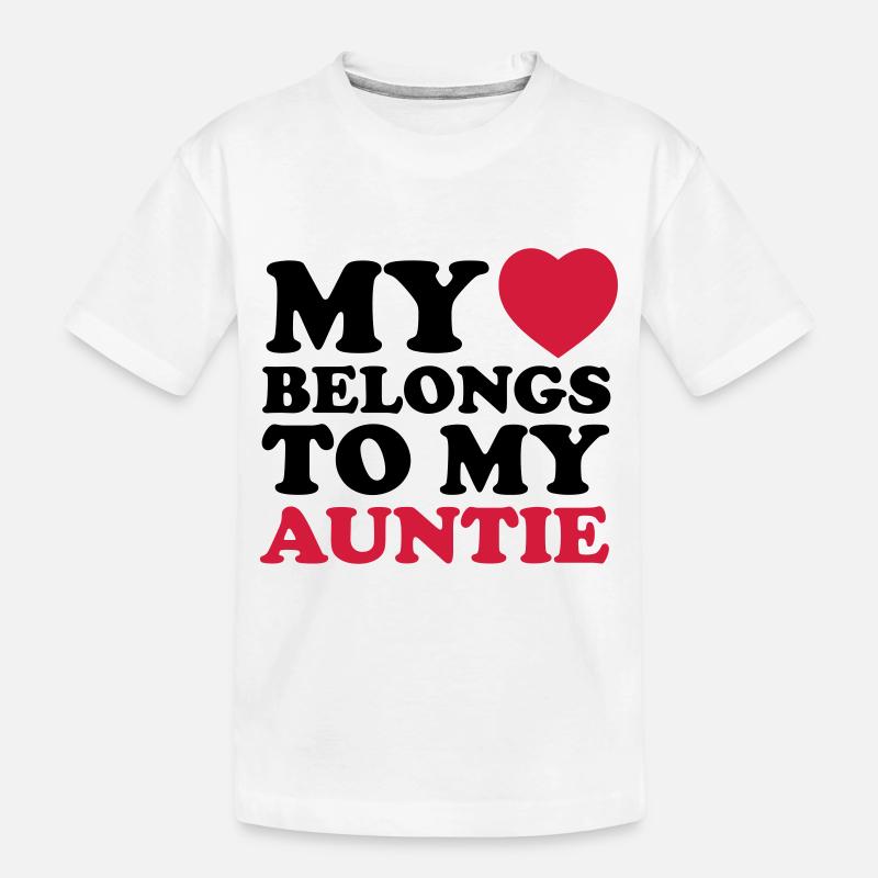 MHBTM auntie - Kinder Premium Bio T-Shirt - Weiß