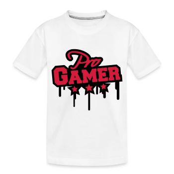 Pro Gamer Graffiti - T-shirt bio Premium Enfant - blanc - Devant