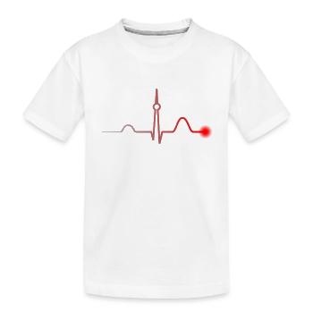 Berlin Heartbeat - T-shirt bio Premium Enfant - blanc - Devant