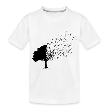 Herbst - Kinder Premium Bio T-Shirt - Weiß - Vorne