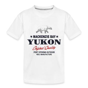 Yukon - Polar Bear - Eisbär - Kinder Premium Bio T-Shirt - Weiß - Vorne