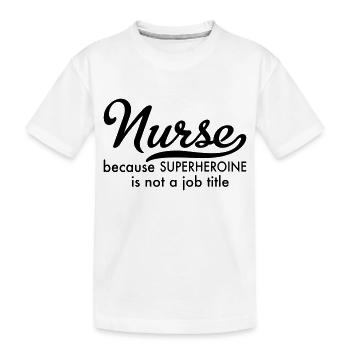 Krankenschwester - Kinder Premium Bio T-Shirt - Weiß - Vorne