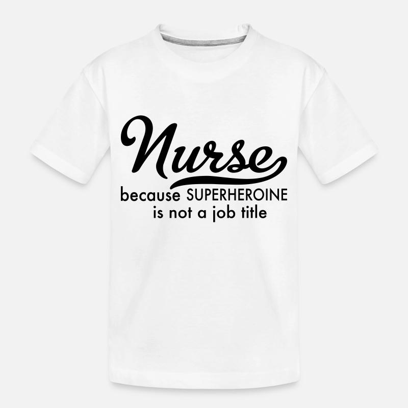 Krankenschwester - Kinder Premium Bio T-Shirt - Weiß