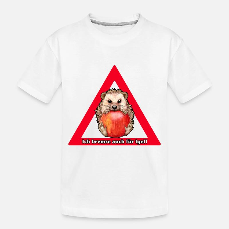 Igel - Kinder Premium Bio T-Shirt - Weiß