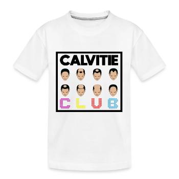 Calvitie - cadeau homme avec calvitie - T-shirt bio Premium Enfant - blanc - Devant