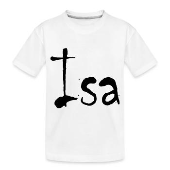 Isa - Kids' Premium Organic T-Shirt - white - Front