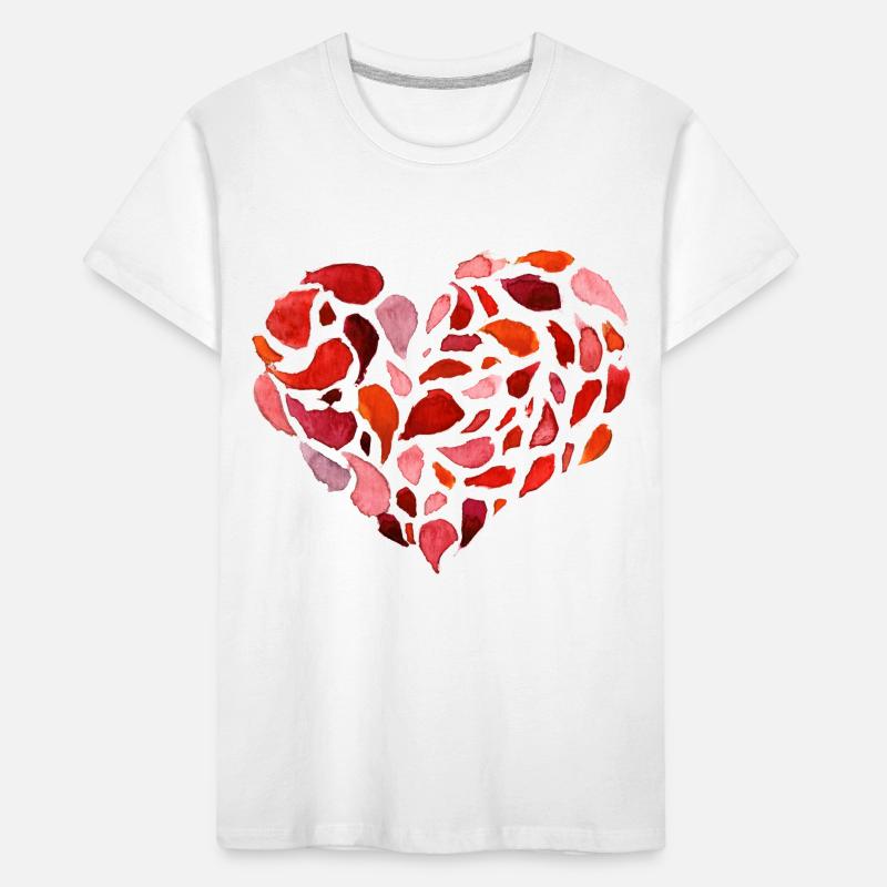 Herz Kunst Kinder Premium Bio T-Shirt