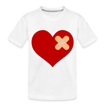 heartpatch - T-shirt bio Premium Enfant - blanc - Devant