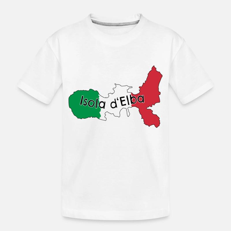 Elba - Kinder Premium Bio T-Shirt - Weiß