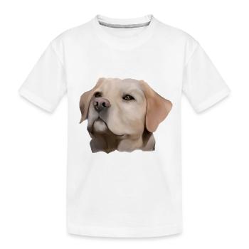 Labrador - T-shirt bio Premium Enfant - blanc - Devant