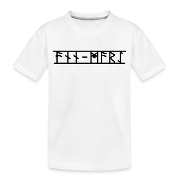 Ann-Mari - Kinder Premium Bio T-Shirt - Weiß - Vorne