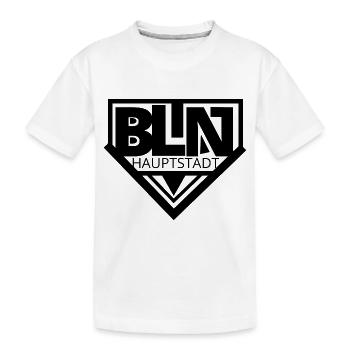 Berlin - Kinder Premium Bio T-Shirt - Weiß - Vorne