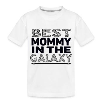 best mommy in the galaxy - T-shirt bio Premium Enfant - blanc - Devant