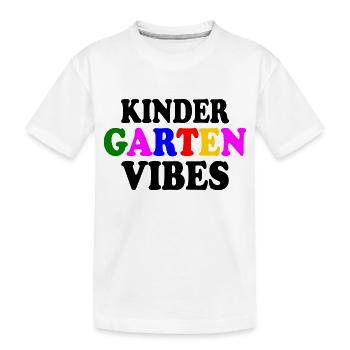 kindergarten vibes - T-shirt bio Premium Enfant - blanc - Devant